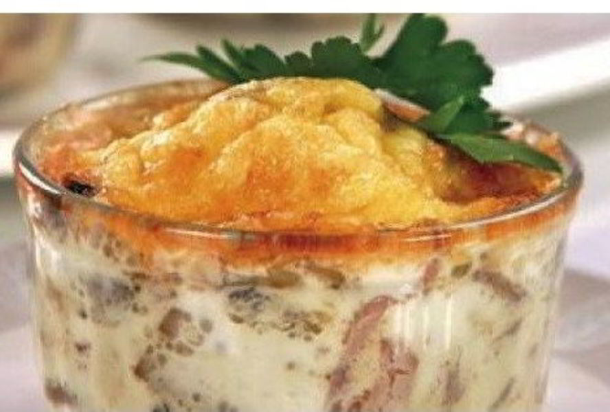 Грибное рагу со сливками