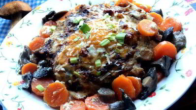 грибное рагу в горшочках