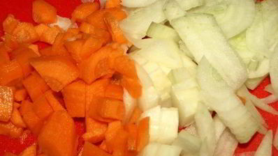 казаречче с рагу из говядины