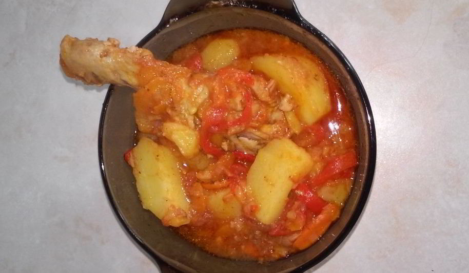 Рецепт летнего рагу с курицей