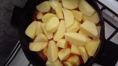 летнее рагу с курицей