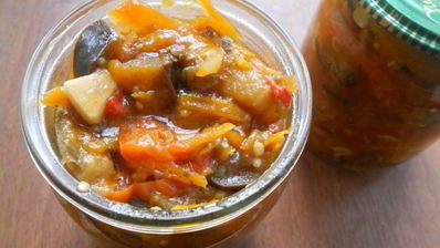 овощное рагу с баклажанами в мультиварке