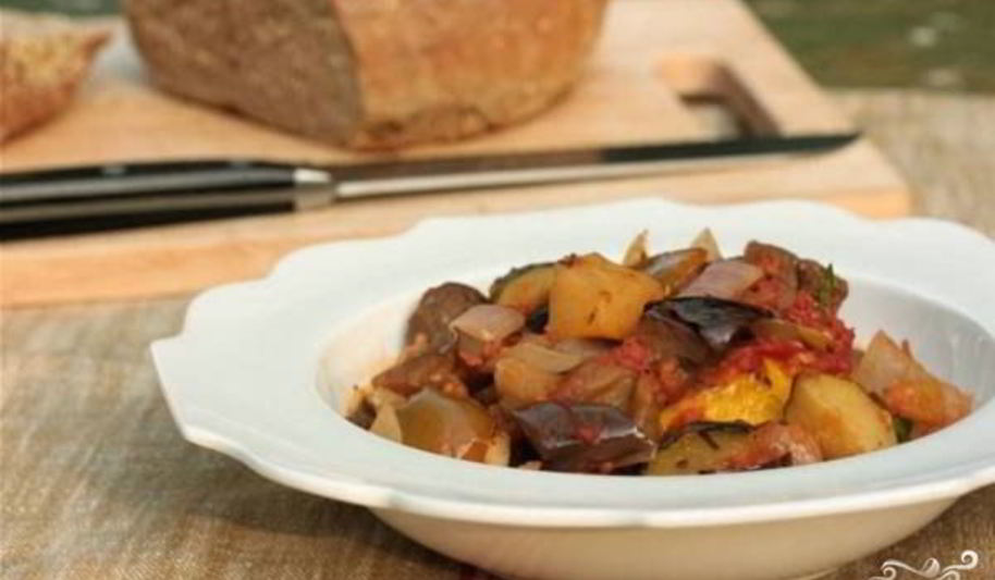 Рецепт овощного рагу с баклажаном