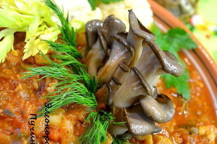 Овощное рагу с грибамиПост