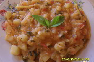 Овощное рагу с кабачком