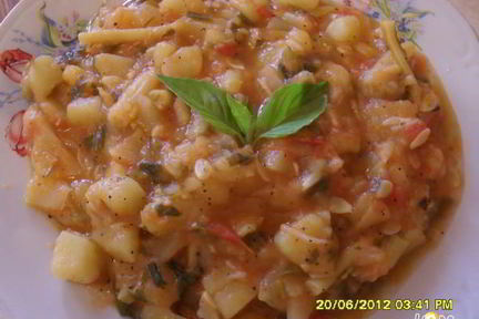 Овощное рагу с кабачком