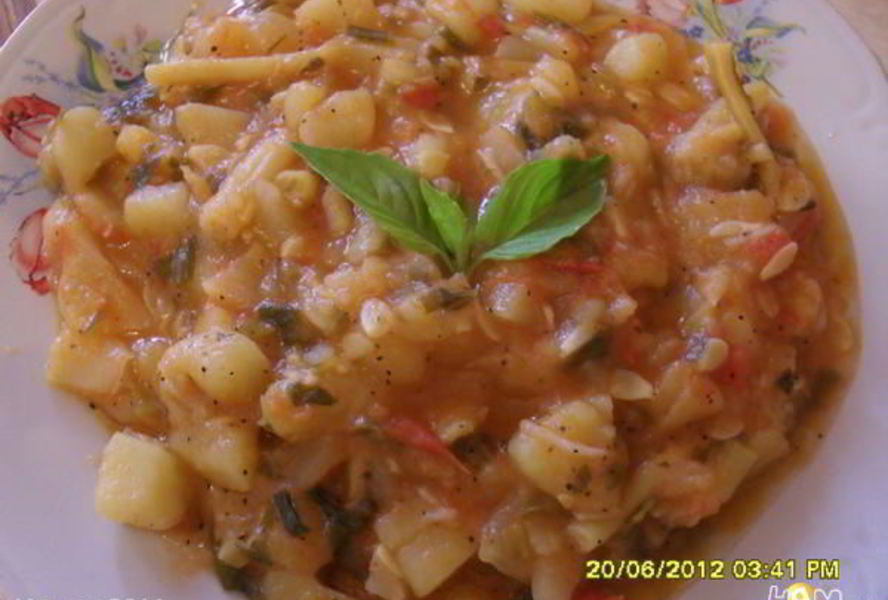 Овощное рагу с кабачком