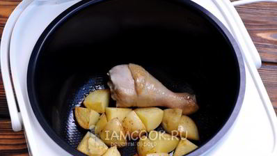 овощное рагу с курицей в мультиварке