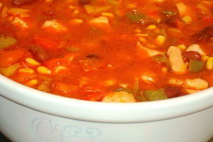 Овощное рагу с курочкой