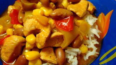 овощное рагу с курочкой