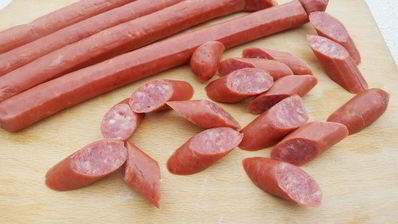 овощное рагу с острыми колбасками