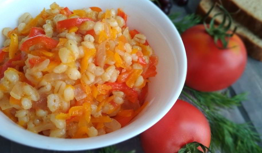 Рецепт овощного рагу с перловой крупой