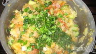 овощное рагу в казане