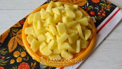 постное рагу из кабачков с картошкой в мультиварке