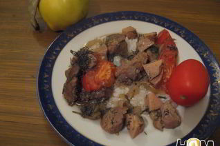Рагу из баранины с айвой 5 специй