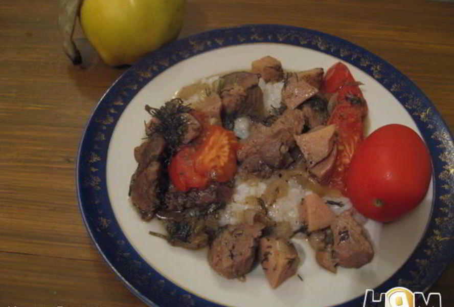 Рагу из баранины с айвой 5 специй