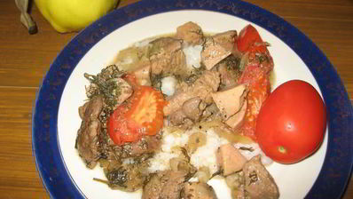 рагу из баранины с айвой 5 специй