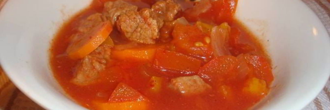 Рагу из говядины в мультиварке