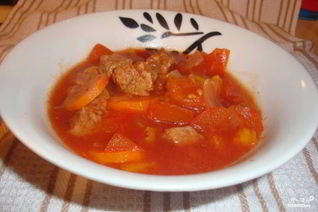 Рагу из говядины в мультиварке