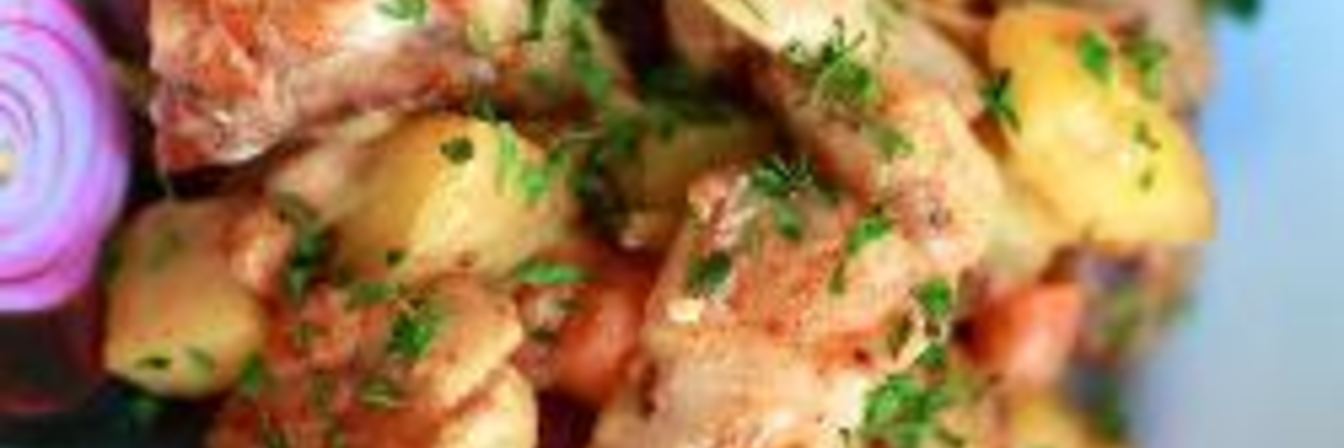 Рагу из курицы с картошкой