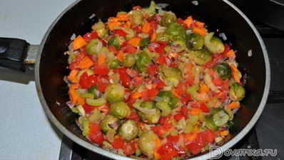 рагу из печени с овощами