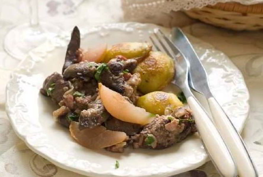 Рагу из свинины с грушей