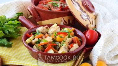 рагу овощное с мясом и картошкой