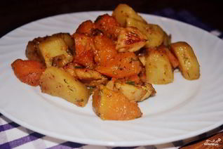 Рагу с курицей в мультиварке