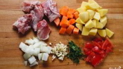 рагу с курицей