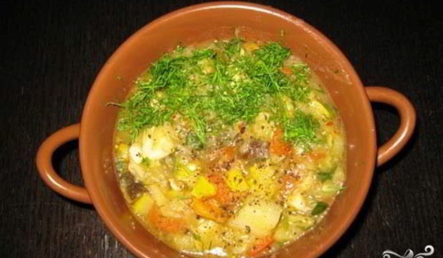 Рецепт рагу с мясом и кабачками