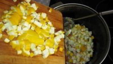 рагу с мясом и кабачками