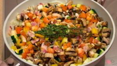 рагу с овощами и грибами