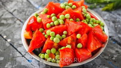 заморозка для овощного рагу на зиму