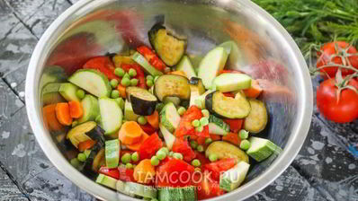 заморозка для овощного рагу на зиму