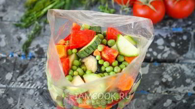 заморозка для овощного рагу на зиму