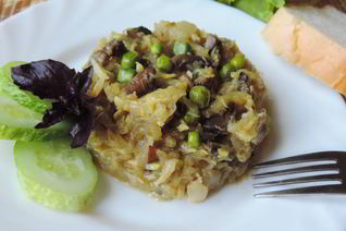 Зеленое кабачковое рагу