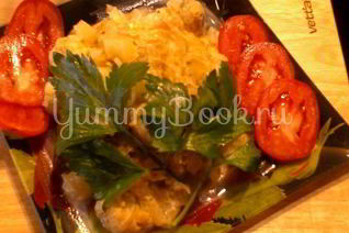 Зеленое рагу в сливочном соусе