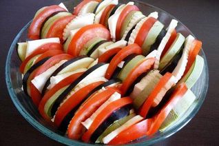 Классический рататуй с брынзой