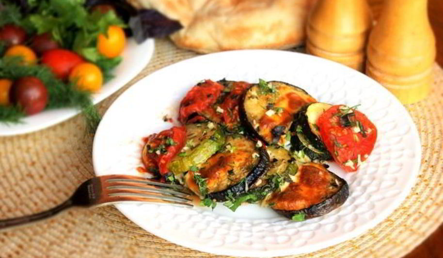 Рецепт экспресса рататуй из запеченных овощей