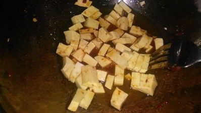 рисовая лапша с овощами и мясом