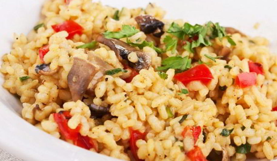 Рецепт грибного ризотто с сыром пармезан