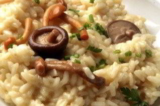 Итальянское ризотто с лесными грибами