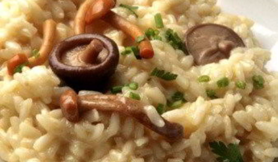 Рецепт итальянского ризотто с лесными грибами