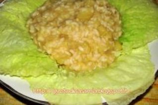 Овощное ризотто с картофелем и капустой