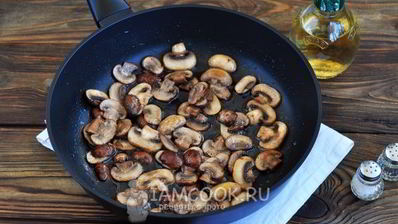 постное ризотто с грибами