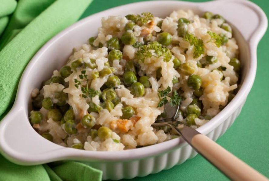 Ризи е бизи — ризотто с зеленым горошком