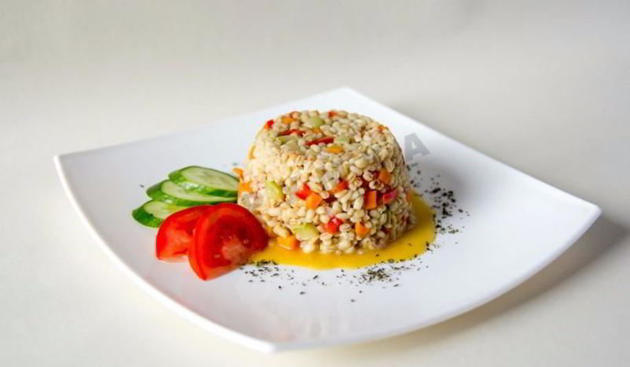 Рецепт ризотто из перловки с овощами