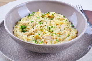 Ризотто по-русски с сочной курочкой