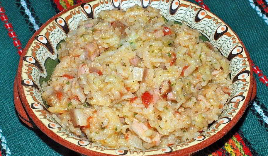 Рецепт ризотто с беконом