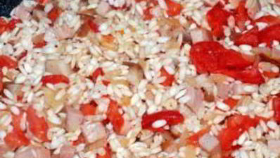 ризотто с беконом